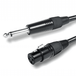 Câble Microphone Câble 6,3 M mono / XLR H Jack 3 mètres