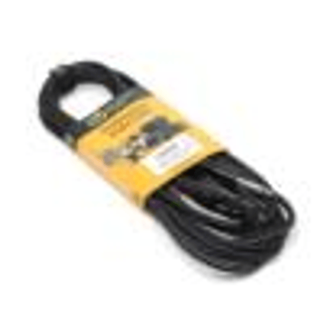 Cabo de Microfone Cable 6.3 M mono / XLR H Jack 3 metros 