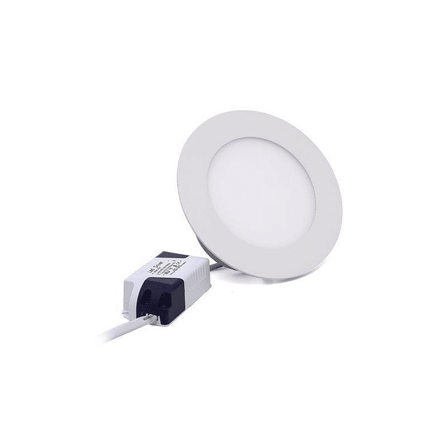WHITE ROUND 6W MAXLED LED PANEL