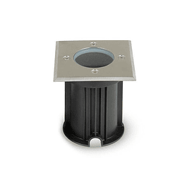 Stainless Steel Floor Spotlight MAXLED Square Lamp GU10 IP65