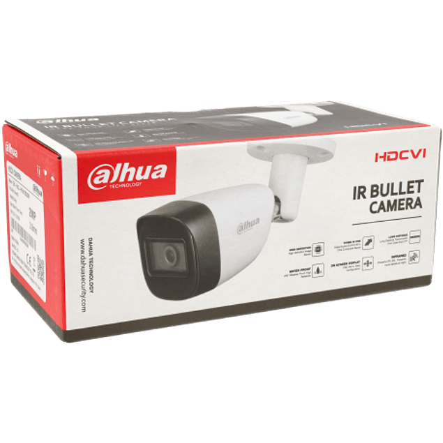 Caméra DAHUA bullet hd-cvi 2 mégapixels et objectif fixe CCTV IP67