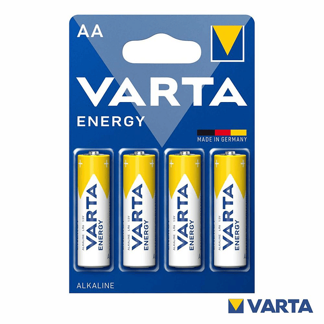 Alkaline Battery LR6/AA 1.5V 4x Blister Energy Varta