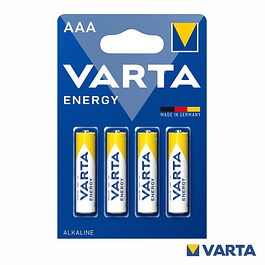 Pila Alcalina LR03/AAA 1.5V 4x Blister Energy Varta