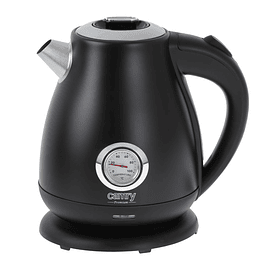 1.7 L Metal Electric Kettle w/ Thermometer – Black