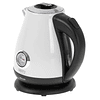 1.7 L Electric Metal Kettle w/ Thermometer – White