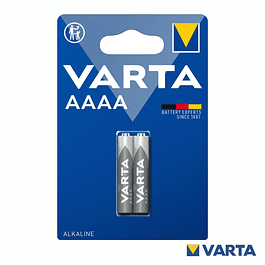 Pilha Alcalina AAAA 1.5V 2x Blister Varta