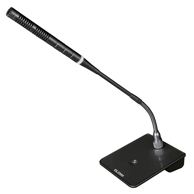 Microphone de table avec interrupteur - Noir