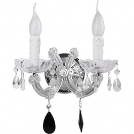 Wall lamp MariaTeresa 2xE14 chrome (frame with crystals)