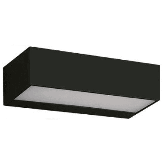  Applique LED rectangulaire MAXLED Anthracite 9W Lumière Naturelle (4000K) IP65