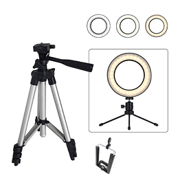 Ring Light Studio Lamp 10' con trípode extensible