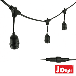 10M Lighting Chain for E27 IP44 Lamps Arraial Jolight Garland