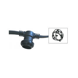 10M Lighting Chain for E27 Lamps IP65 Garland Festoon 1.5mm2