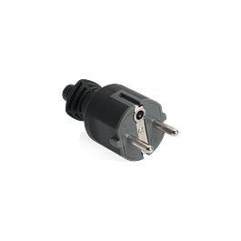 Male Plug 2P+T Rubber 16A 250V Aslo