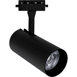 ADONIS track spotlight 1x35W LED 2200lm 24° C.8xW.8xH.24cm Black Aluminum