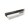 Carril de Superficie Monofásico 1m para Proyector LED (1 Circuito) Blanco/Negro