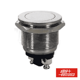 Tamper Resistant Stainless Steel Round Switch SPST NORM A