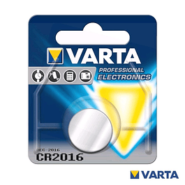 Button Lithium Battery CR2016 3V Varta Blister