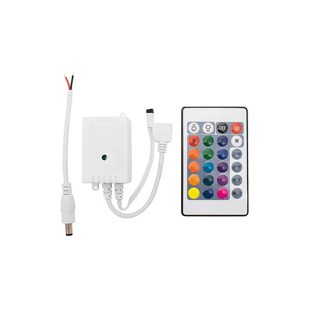 Controlador RGB con Comando Ir 12v 144w Máx.12A Maxled