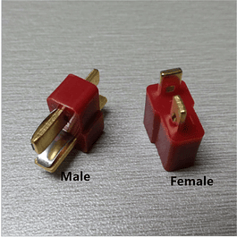 Nylon 'T' or XT Connector Dean Lipo T Plug (1pc. Male or 1pc. Female) AirSoft, Radiomodelling, Aeromodelling