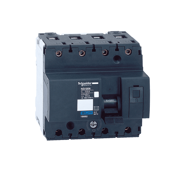 Circuit breaker NG125N 4P CURVE C 80A 500V 25kA