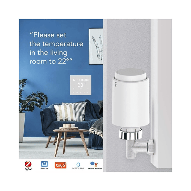 Contrôleur de température programmable avec thermostat Wifi pour radiateurs