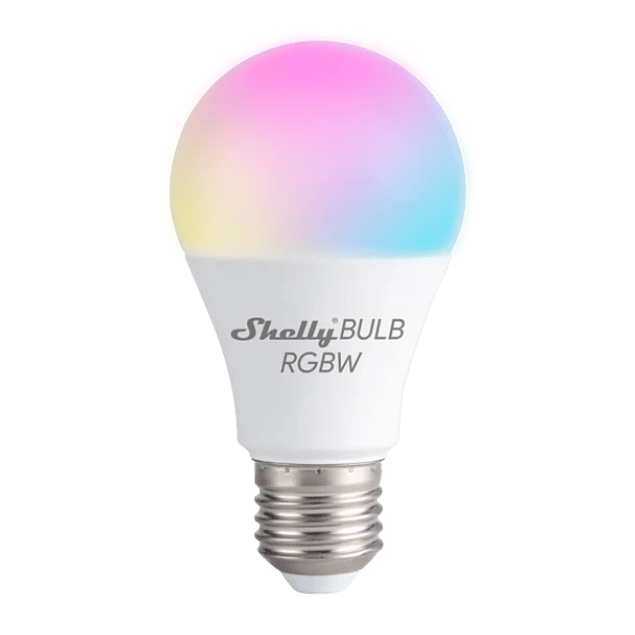 Bombilla LED WiFi Inteligente E27 RGBW 2700K 9W 800lm - Shelly DUO - RGBW E27