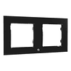  Miroir double pour interrupteurs Shelly - blanc/noir - Shelly Wall Frame 2 Blanc/Noir