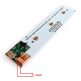 UV-C LED module with micro-USB power - Shelly