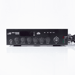 Amplificador de Audio 100V 60W RMS USB/BT/FM