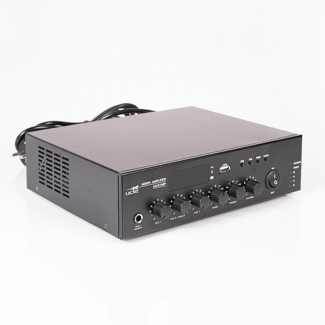 Amplificador de Audio 100V 60W RMS USB/BT/FM