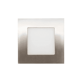 Maxled LED Panel 5W Square Brushed Steel / Nickel 400Lm
