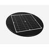 Lámpara solar LED Luz de jardín | Negro | IP65 | IRC>80 | 20W | 2300Lm | 4000K