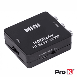 Convertidor HDMI > Compuesto (Vídeo) + Audio PROK