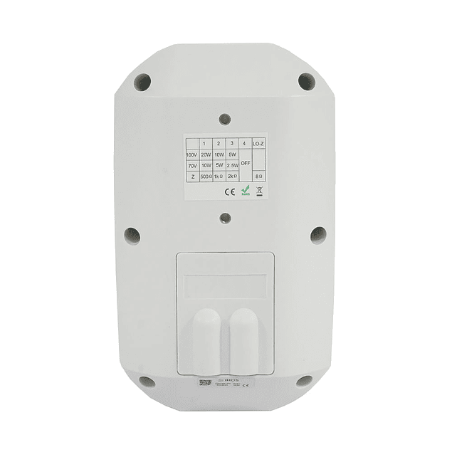 Haut-parleur 100V 4,25″ 30W IP66 Climat IP4 Blanc Perle