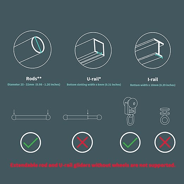 Controlador inteligente Zigbee 3.0 para abertura/fecho de cortinas em calhas (U ou I) - Aqara CURTAIN DRIVER E1 (TRACK)