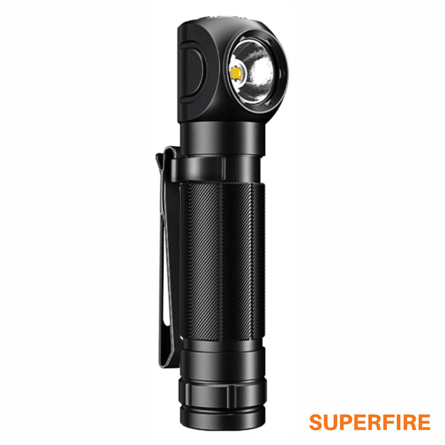 Lanterna De Cabeça 2 Em 1 5W 600LM IP44 Superfire