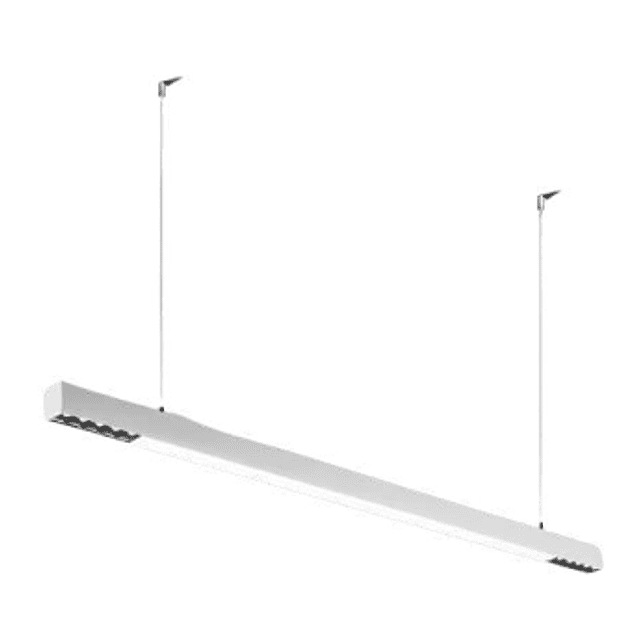 Luminária / Régua LED Suspensa Preta/Branca 40W 1,2 Metros 3