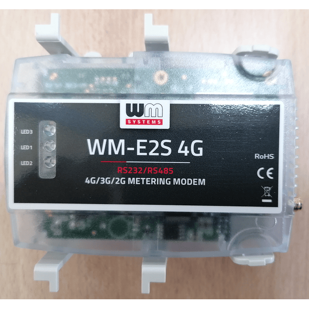 Modem Sparklet GSM 2G/4G, RS232, cabo Itron