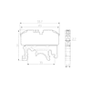 Ligador De Encaixe Rápido Tipo Barramento 0,08-4mm² 450V 32A P/Fio Rígido Ou Flexível