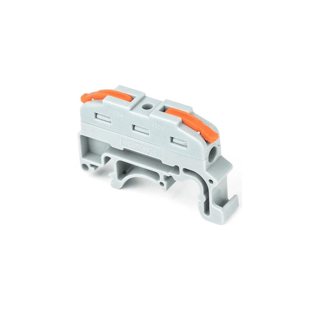 Ligador De Encaixe Rápido Tipo Barramento 0,08-4mm² 450V 32A P/Fio Rígido Ou Flexível
