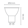 Lâmpada LED Luxtar GU10 Plástico 3W 100º 250 Lm