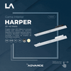 Foco Projetor Linear De Calha Trifásica Harper | 20W | 2000Lm  | Branco / Preto | 60º | 4000K | CRI >90 | IP20