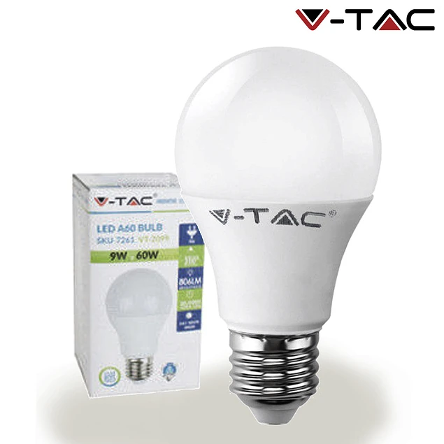 E27 9W LED LAMP »60W HOT LIGHT 806Lm A60 ALLROUND