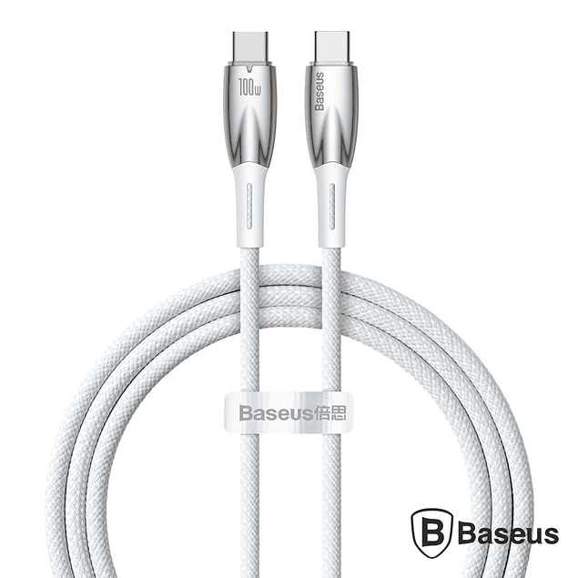 Cabo USB-C Macho P/ USB-C Macho 100W 1M Glimmer Baseus