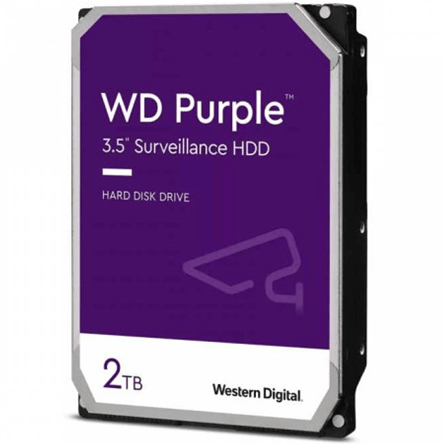 Disco Rígido Western Digital Purple 2TB 3.5´ 64MB Cache (WD23PURZ)