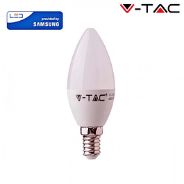 LÁMPARA LED E14 5,5W »40W 6400K 470Lm VELA CHIP SAMSUNG