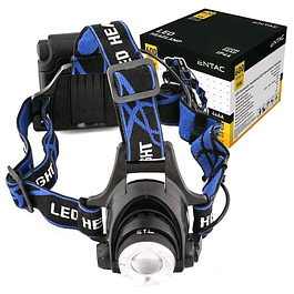 Headlamp 1 LED 5W 600LM ENTAC W/ 4x AA batteries