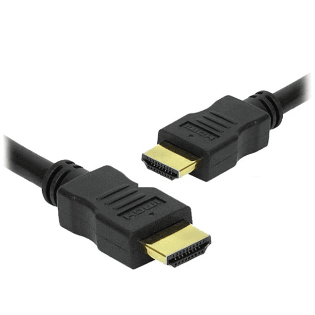 Câble HDMI Doré Mâle/Mâle 2.0 4K Noir 2M PROK