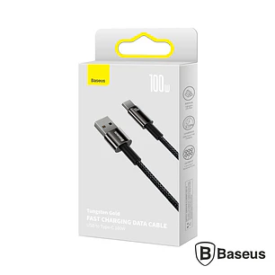 Cabo USB-A Macho P/ USB-C Macho 100W Tungsten Baseus