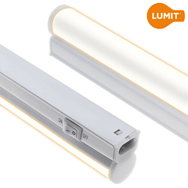 Régua LED C/Interruptor 1200MM Serie Axinite T5 16W